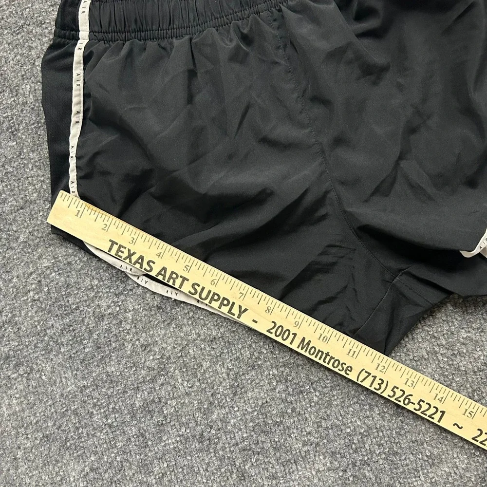 Nike Athletic Shorts Womens Size M Black Air Dri-Fit Logo Running Performance